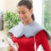 Patura electrica cu Incalzire KESNUP, 3 nivele de temperatura 30/40/50 °C, putere 70W, telecomanda, impotriva durerilor de gat, umeri, spate, articulare, menstruale, protectie supraincalzire, material placut la atingere, dimensiune 58 x 44 x 16 cm, Gri 3 Patura electrica cu Incalzire KESNUP, 3 nivele de temperatura 30/40/50 °C, putere 70W, telecomanda, impotriva durerilor de gat, umeri, spate, articulare, menstruale, protectie supraincalzire, material placut la atingere, dimensiune 58 x 44 x 16 cm, Gri