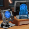 Suport pentru tableta si telefon cu cooler racitor KESNUP, compatibil cu dispozitive cu display intre 4 - 16 inch, portabil, rotativ 360°, trepied cu inaltime si inclinatia reglabila, material otel carbon, dimensiuni 18.5 x 16 - 15.5 cm, Gri 3 Suport pentru tableta si telefon cu cooler racitor KESNUP, compatibil cu dispozitive cu display intre 4 - 16 inch, portabil, rotativ 360°, trepied cu inaltime si inclinatia reglabila, material otel carbon, dimensiuni 18.5 x 16 - 15.5 cm, Gri
