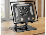 Suport pentru tableta si telefon cu cooler racitor KESNUP, compatibil cu dispozitive cu display intre 4 - 16 inch, portabil, rotativ 360°, trepied cu inaltime si inclinatia reglabila, material otel carbon, dimensiuni 18.5 x 16 - 15.5 cm, Gri 9 Suport pentru tableta si telefon cu cooler racitor KESNUP, compatibil cu dispozitive cu display intre 4 - 16 inch, portabil, rotativ 360°, trepied cu inaltime si inclinatia reglabila, material otel carbon, dimensiuni 18.5 x 16 - 15.5 cm, Gri