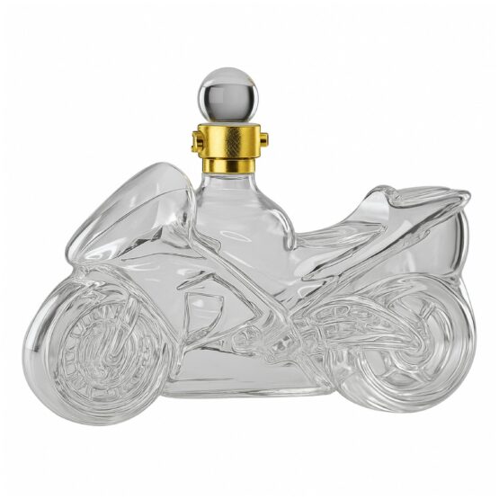 Decantor whiskey in forma de motocicleta KESNUP, capacitate 750 ml, dimensiune 21.1 x 15.2 cm, ideal pentru coniac, scotch, bourbon, vin, material sticla, Transparent 1 Decantor whiskey in forma de motocicleta KESNUP, capacitate 750 ml, dimensiune 21.1 x 15.2 cm, ideal pentru coniac, scotch, bourbon, vin, material sticla, Transparent