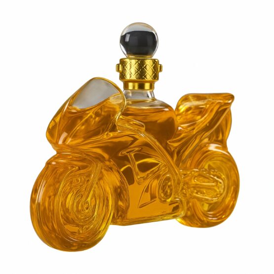 Decantor whiskey in forma de motocicleta KESNUP, capacitate 750 ml, dimensiune 21.1 x 15.2 cm, ideal pentru coniac, scotch, bourbon, vin, material sticla, Transparent 3 Decantor whiskey in forma de motocicleta KESNUP, capacitate 750 ml, dimensiune 21.1 x 15.2 cm, ideal pentru coniac, scotch, bourbon, vin, material sticla, Transparent