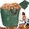 Cos de gradina pentru colectare frunze cazute si iarba KESNUP, cu manere transport, pliabil, reutilizabil, material polipropilena, impermeabil, dimensiune 76 x 67 cm, capacitate 270 L, Verde 1 Cos de gradina pentru colectare frunze cazute si iarba KESNUP, cu manere transport, pliabil, reutilizabil, material polipropilena, impermeabil, dimensiune 76 x 67 cm, capacitate 270 L, Verde