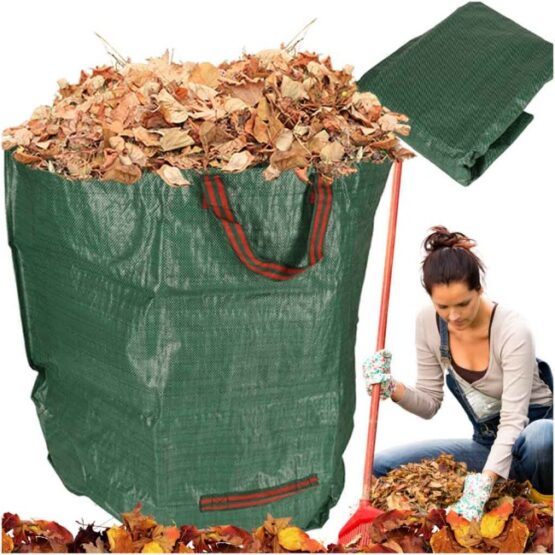 Cos de gradina pentru colectare frunze cazute si iarba KESNUP, cu manere transport, pliabil, reutilizabil, material polipropilena, impermeabil, dimensiune 76 x 67 cm, capacitate 270 L, Verde 1 Cos de gradina pentru colectare frunze cazute si iarba KESNUP, cu manere transport, pliabil, reutilizabil, material polipropilena, impermeabil, dimensiune 76 x 67 cm, capacitate 270 L, Verde