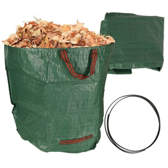 Cos de gradina pentru colectare frunze cazute si iarba KESNUP, cu manere transport, pliabil, reutilizabil, material polipropilena, impermeabil, dimensiune 76 x 67 cm, capacitate 270 L, Verde 2 Cos de gradina pentru colectare frunze cazute si iarba KESNUP, cu manere transport, pliabil, reutilizabil, material polipropilena, impermeabil, dimensiune 76 x 67 cm, capacitate 270 L, Verde