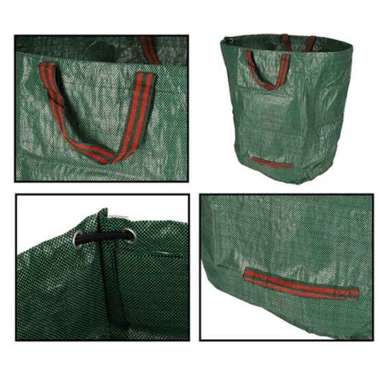 Cos de gradina pentru colectare frunze cazute si iarba KESNUP, cu manere transport, pliabil, reutilizabil, material polipropilena, impermeabil, dimensiune 76 x 67 cm, capacitate 270 L, Verde 6 Cos de gradina pentru colectare frunze cazute si iarba KESNUP, cu manere transport, pliabil, reutilizabil, material polipropilena, impermeabil, dimensiune 76 x 67 cm, capacitate 270 L, Verde
