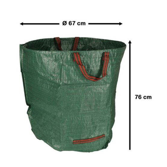 Cos de gradina pentru colectare frunze cazute si iarba KESNUP, cu manere transport, pliabil, reutilizabil, material polipropilena, impermeabil, dimensiune 76 x 67 cm, capacitate 270 L, Verde 8 Cos de gradina pentru colectare frunze cazute si iarba KESNUP, cu manere transport, pliabil, reutilizabil, material polipropilena, impermeabil, dimensiune 76 x 67 cm, capacitate 270 L, Verde