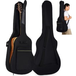 Husa pentru chitara clasica sau acustica KESNUP, rezistenta, maner lateral si frontal ranforsat, cu buzunar pentru partituri, material Oxford impermeabil, lavabila 30°C, dimensiuni 107 x 41.5 x 10 cm, Negru 1 Husa pentru chitara clasica sau acustica KESNUP, rezistenta, maner lateral si frontal ranforsat, cu buzunar pentru partituri, material Oxford impermeabil, lavabila 30°C, dimensiuni 107 x 41.5 x 10 cm, Negru