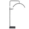 Lampa profesionala cosmetica LED pentru make-up tip semiluna KESNUP, ideala pentru extensii de gene, manichiura, tatuaje, studiouri, telecomanda, putere 36 W, lumina calda / neutra / rece, 7 moduri iluminare, rotire 360°, inaltime 140 - 180 cm, Negru 2 Lampa profesionala cosmetica LED pentru make-up tip semiluna KESNUP, ideala pentru extensii de gene, manichiura, tatuaje, studiouri, telecomanda, putere 36 W, lumina calda / neutra / rece, 7 moduri iluminare, rotire 360°, inaltime 140 - 180 cm, Negru