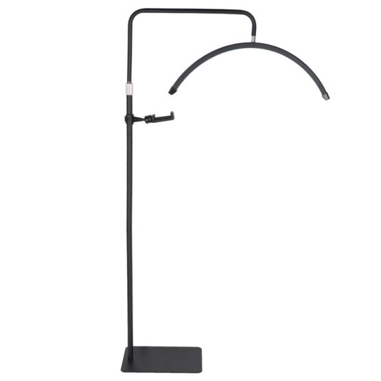 Lampa profesionala cosmetica LED pentru make-up tip semiluna KESNUP, ideala pentru extensii de gene, manichiura, tatuaje, studiouri, telecomanda, putere 36 W, lumina calda / neutra / rece, 7 moduri iluminare, rotire 360°, inaltime 140 - 180 cm, Negru 2 Lampa profesionala cosmetica LED pentru make-up tip semiluna KESNUP, ideala pentru extensii de gene, manichiura, tatuaje, studiouri, telecomanda, putere 36 W, lumina calda / neutra / rece, 7 moduri iluminare, rotire 360°, inaltime 140 - 180 cm, Negru