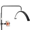 Lampa profesionala cosmetica LED pentru make-up tip semiluna KESNUP, ideala pentru extensii de gene, manichiura, tatuaje, studiouri, telecomanda, putere 36 W, lumina calda / neutra / rece, 7 moduri iluminare, rotire 360°, inaltime 140 - 180 cm, Negru 3 Lampa profesionala cosmetica LED pentru make-up tip semiluna KESNUP, ideala pentru extensii de gene, manichiura, tatuaje, studiouri, telecomanda, putere 36 W, lumina calda / neutra / rece, 7 moduri iluminare, rotire 360°, inaltime 140 - 180 cm, Negru