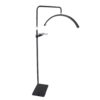 Lampa profesionala cosmetica LED pentru make-up tip semiluna KESNUP, ideala pentru extensii de gene, manichiura, tatuaje, studiouri, telecomanda, putere 36 W, lumina calda / neutra / rece, 7 moduri iluminare, rotire 360°, inaltime 140 - 180 cm, Negru 4 Lampa profesionala cosmetica LED pentru make-up tip semiluna KESNUP, ideala pentru extensii de gene, manichiura, tatuaje, studiouri, telecomanda, putere 36 W, lumina calda / neutra / rece, 7 moduri iluminare, rotire 360°, inaltime 140 - 180 cm, Negru