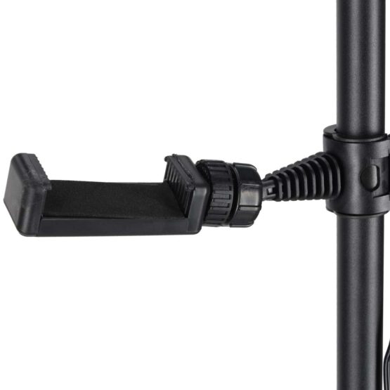 Lampa profesionala cosmetica LED pentru make-up tip semiluna KESNUP, ideala pentru extensii de gene, manichiura, tatuaje, studiouri, telecomanda, putere 36 W, lumina calda / neutra / rece, 7 moduri iluminare, rotire 360°, inaltime 140 - 180 cm, Negru 7 Lampa profesionala cosmetica LED pentru make-up tip semiluna KESNUP, ideala pentru extensii de gene, manichiura, tatuaje, studiouri, telecomanda, putere 36 W, lumina calda / neutra / rece, 7 moduri iluminare, rotire 360°, inaltime 140 - 180 cm, Negru