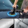 Masina de polisat si lustruit cu accesorii KESNUP, putere 2600 W, 7 trepte de viteza, reglabila 800‑3200 RPM, disc 180 mm, 4 bureti pentru lustruire, perii de carbon, sistem Low Vibration, detailing si lustruire profesionala, lungime cablu 1.5 m, Negru 2 Masina de polisat si lustruit cu accesorii KESNUP, putere 2600 W, 7 trepte de viteza, reglabila 800‑3200 RPM, disc 180 mm, 4 bureti pentru lustruire, perii de carbon, sistem Low Vibration, detailing si lustruire profesionala, lungime cablu 1.5 m, Negru