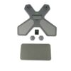 " Placa de echilibru multifunctionala pentru antrenament abdominal tip plank cu afisaj LED KESNUP, cu tejghea, panou reversibil si nivela, include suport de telefon, ideala pentru coordonare, recuperare, gimnastica, fitness, suprafata antialunecare, Gri"