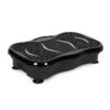 Aparat vibromasaj tip platforma cu suprafata presopunctura, ecran LCD si 2 benzi de rezistenta elastice KESNUP, cu telecomanda, 5 programe prestabilite, 100 trepte viteza, conectivitate boxe Bluetooth, greutate maxima 120 kg, alimentare 230V, Negru