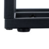Suport pentru flori si plante cu 4 etaje KESNUP, rezistent si stabil, stand de ghivece plante de interior / exterior, calitate superioara, dimensiuni 71 - 55 - 38.5 - 23 (inaltime) x 34.5 - 34.5 (baza) cm, greutate maxima 50 kg, Negru