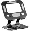 Suport pentru tableta si telefon portabil KESNUP, compatibil cu dispozitive cu display intre 4 - 16 inch, ajustabil, rotativ 360°, trepied cu inaltime si inclinatia reglabila, material otel carbon, dimensiuni 15 x 13.2 - 12 cm, Gri inchis / Negru 1 Suport pentru tableta si telefon portabil KESNUP, compatibil cu dispozitive cu display intre 4 - 16 inch, ajustabil, rotativ 360°, trepied cu inaltime si inclinatia reglabila, material otel carbon, dimensiuni 15 x 13.2 - 12 cm, Gri inchis / Negru