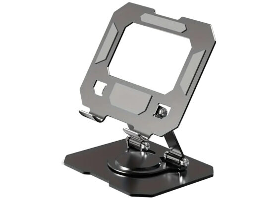 Suport pentru tableta si telefon portabil KESNUP, compatibil cu dispozitive cu display intre 4 - 16 inch, ajustabil, rotativ 360°, trepied cu inaltime si inclinatia reglabila, material otel carbon, dimensiuni 15 x 13.2 - 12 cm, Gri inchis / Negru 2 Suport pentru tableta si telefon portabil KESNUP, compatibil cu dispozitive cu display intre 4 - 16 inch, ajustabil, rotativ 360°, trepied cu inaltime si inclinatia reglabila, material otel carbon, dimensiuni 15 x 13.2 - 12 cm, Gri inchis / Negru