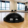 Minge de echilibru cu extensoare pentru fitness KESNUP, pentru exercitii gimnastica si recuparare medicala, sustine formarea echilibrului, dezoltarea coordonarii si musculaturii, dimensiuni minge 59.5 cm si extensoare 87 cm, baza antiderapanta, Negru