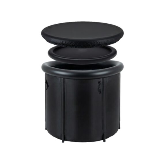 Cada de gheata portabila pentru baie KESNUP, piscina regenerare pentru crioterapie, utilizare interior si exterior, capacitate 320L, material impermeabil, izolatie 5 straturi termice, protectie radiatie solara UV, usor de transportat, Negru 6 Cada de gheata portabila pentru baie KESNUP, piscina regenerare pentru crioterapie, utilizare interior si exterior, capacitate 320L, material impermeabil, izolatie 5 straturi termice, protectie radiatie solara UV, usor de transportat, Negru