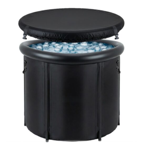 Cada de gheata portabila pentru baie KESNUP, piscina regenerare pentru crioterapie, utilizare interior si exterior, capacitate 320L, material impermeabil, izolatie 5 straturi termice, protectie radiatie solara UV, usor de transportat, Negru 8 Cada de gheata portabila pentru baie KESNUP, piscina regenerare pentru crioterapie, utilizare interior si exterior, capacitate 320L, material impermeabil, izolatie 5 straturi termice, protectie radiatie solara UV, usor de transportat, Negru