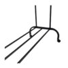 Cuier dublu pentru haine mobil cu 2 bare si roti 360° grade KESNUP, cu carlige laterale, roti pivotante cu mecanism de blocare, incarcare maxima 20 kg, dimensiuni 150 x 110 x 57 cm, cadru meralic, usor de asamblat, Negru 6 Cuier dublu pentru haine mobil cu 2 bare si roti 360° grade KESNUP, cu carlige laterale, roti pivotante cu mecanism de blocare, incarcare maxima 20 kg, dimensiuni 150 x 110 x 57 cm, cadru meralic, usor de asamblat, Negru