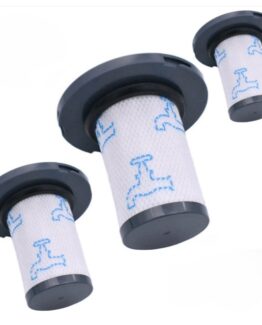 Set 3 filtre de aer HEPA premium pentru aspiratoare Tefal Rowenta, lavabile, KESNUP, compatibil cu X-Force Flex 11.60, X-Force Flex 12.60, X-Force Flex 14.60, X-Force Flex 15.60, reutilizabile, usor de instalat, Alb