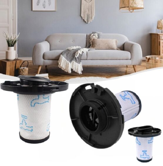 Set 3 filtre de aer HEPA premium pentru aspiratoare Tefal Rowenta, lavabile, KESNUP, compatibil cu X-Force Flex 11.60, X-Force Flex 12.60, X-Force Flex 14.60, X-Force Flex 15.60, reutilizabile, usor de instalat, Alb