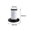 Set 3 filtre de aer HEPA premium pentru aspiratoare Tefal Rowenta, lavabile, KESNUP, compatibil cu X-Force Flex 11.60, X-Force Flex 12.60, X-Force Flex 14.60, X-Force Flex 15.60, reutilizabile, usor de instalat, Alb