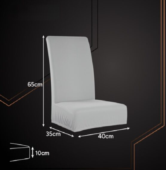 Set 6 huse protectie scaun KESNUP, marime universala, pentru scaune de bucatarie, birou, casa, restaurant, evenimente, material polyester si spandex catifelat, lavabile, banda elastica pentru fixare si antialunecare, 65 x 40 x 35 cm, Gri Deschis 2 Set 6 huse protectie scaun KESNUP, marime universala, pentru scaune de bucatarie, birou, casa, restaurant, evenimente, material polyester si spandex catifelat, lavabile, banda elastica pentru fixare si antialunecare, 65 x 40 x 35 cm, Gri Deschis