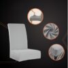 Set 6 huse protectie scaun KESNUP, marime universala, pentru scaune de bucatarie, birou, casa, restaurant, evenimente, material polyester si spandex catifelat, lavabile, banda elastica pentru fixare si antialunecare, 65 x 40 x 35 cm, Gri Deschis 3 Set 6 huse protectie scaun KESNUP, marime universala, pentru scaune de bucatarie, birou, casa, restaurant, evenimente, material polyester si spandex catifelat, lavabile, banda elastica pentru fixare si antialunecare, 65 x 40 x 35 cm, Gri Deschis