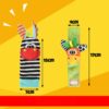 Set 2 sosete si 2 bratari zornaitoare interactive pentru bebelusi KESNUP, materiale sigure pentru dentitie si masticatie, pentru dezvoltarea abilitatilor motrice, coordonarii sau atentiei, model zebra, girafa, material textil, Multicolor 2 Set 2 sosete si 2 bratari zornaitoare interactive pentru bebelusi KESNUP, materiale sigure pentru dentitie si masticatie, pentru dezvoltarea abilitatilor motrice, coordonarii sau atentiei, model zebra, girafa, material textil, Multicolor