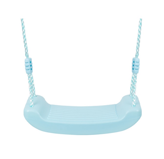 Leagan pentru copii KESNUP, ideal pentru casa, gradina, balcon si terasa, franghie ajustabila 105 - 175 cm, inele prindere, constructie sigura, usor de asamblat, rezistent la ploaie, radiatii UV, material polipropilena, dimensiuni 43 x 16.5 cm, Bleu