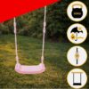 Leagan pentru copii KESNUP, ideal pentru casa, gradina, balcon si terasa, franghie ajustabila 105 - 175 cm, inele prindere, constructie sigura, usor de asamblat, rezistent la ploaie, radiatii UV, material polipropilena, dimensiuni 43 x 16.5 cm, Roz 6 Leagan pentru copii KESNUP, ideal pentru casa, gradina, balcon si terasa, franghie ajustabila 105 - 175 cm, inele prindere, constructie sigura, usor de asamblat, rezistent la ploaie, radiatii UV, material polipropilena, dimensiuni 43 x 16.5 cm, Roz