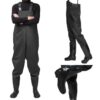 Salopeta cu pieptar si cizme de pescuit cu bretele ajustabile KESNUP, marime 43, cu talpa antiderapanta, material PVC impermeabil, lungime 130 cm, latime 60 cm, greutate 2 kg, include kit de reparare, Negru 1 Salopeta cu pieptar si cizme de pescuit cu bretele ajustabile KESNUP, marime 43, cu talpa antiderapanta, material PVC impermeabil, lungime 130 cm, latime 60 cm, greutate 2 kg, include kit de reparare, Negru