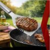 Set 26 ustensile pentru gratar KESNUP, accesorii pentru grill din otel inoxidabil premium, include perii, clesti, cutite, spatula, frigarui, suporti porumb, furculite, solnite, geanta transport din aluminiu captusita, dimensiuni 43 x 27 x 8 cm, Argintiu 7 Set 26 ustensile pentru gratar KESNUP, accesorii pentru grill din otel inoxidabil premium, include perii, clesti, cutite, spatula, frigarui, suporti porumb, furculite, solnite, geanta transport din aluminiu captusita, dimensiuni 43 x 27 x 8 cm, Argintiu