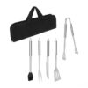 Set 5 ustensile pentru gratar KESNUP, accesorii pentru grill din otel inoxidabil premium, include cleste, spatula, furculita, cutit si pensula, geanta transport rezistenta cu manere, dimensiuni 38.5 x 11.5 x 5 cm, Negru 4 Set 5 ustensile pentru gratar KESNUP, accesorii pentru grill din otel inoxidabil premium, include cleste, spatula, furculita, cutit si pensula, geanta transport rezistenta cu manere, dimensiuni 38.5 x 11.5 x 5 cm, Negru