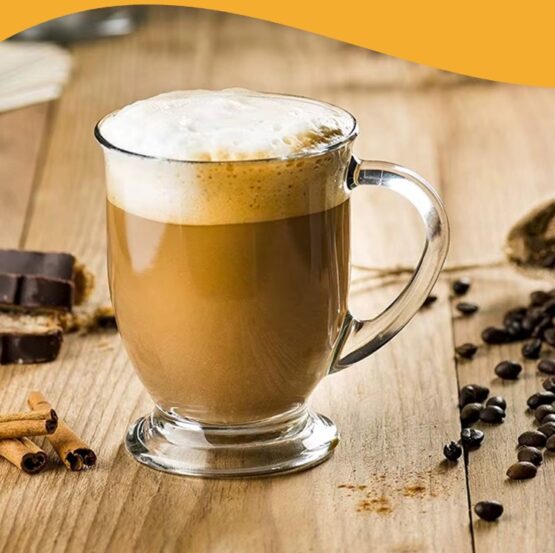 Set 6 pahare sticla cu maner pentru apa, cafea, frappe, cafe latte, ice-coffee, ceai KESNUP, capacitate 450 ml, pentru bauturi calde si reci, forma clasica usor evazata in partea superioara, baza stabila, material rezistent la zgarieturi, Transparent 3 Set 6 pahare sticla cu maner pentru apa, cafea, frappe, cafe latte, ice-coffee, ceai KESNUP, capacitate 450 ml, pentru bauturi calde si reci, forma clasica usor evazata in partea superioara, baza stabila, material rezistent la zgarieturi, Transparent