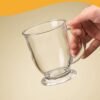 Set 6 pahare sticla cu maner pentru apa, cafea, frappe, cafe latte, ice-coffee, ceai KESNUP, capacitate 450 ml, pentru bauturi calde si reci, forma clasica usor evazata in partea superioara, baza stabila, material rezistent la zgarieturi, Transparent 5 Set 6 pahare sticla cu maner pentru apa, cafea, frappe, cafe latte, ice-coffee, ceai KESNUP, capacitate 450 ml, pentru bauturi calde si reci, forma clasica usor evazata in partea superioara, baza stabila, material rezistent la zgarieturi, Transparent