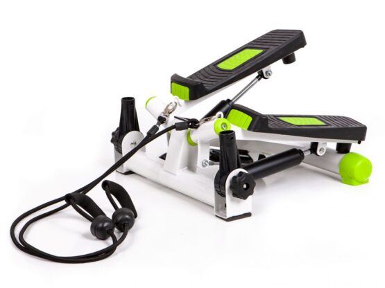 Stepper aerobic cu manere, 2 corzi elastice si display LCD afisaj electronic KESNUP, sistem complex de antrenare a bratelor, picioarelor, feselor, telescoape hidraulice, pedale antiderapante, 5 functii ajustare program, greutate max. 120 kg, Alb / Verde 3 Stepper aerobic cu manere, 2 corzi elastice si display LCD afisaj electronic KESNUP, sistem complex de antrenare a bratelor, picioarelor, feselor, telescoape hidraulice, pedale antiderapante, 5 functii ajustare program, greutate max. 120 kg, Alb / Verde