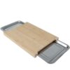 Tocator multifunctional din bambus cu 2 containere de depozitare KESNUP, material recipiente glisante otel inoxidabil, usor lavabil, dimensiune 40 x 28.5 x 3.5 cm, dimensiune recipiente 25.4 x 19.8 x 5 cm, Bej 3 Tocator multifunctional din bambus cu 2 containere de depozitare KESNUP, material recipiente glisante otel inoxidabil, usor lavabil, dimensiune 40 x 28.5 x 3.5 cm, dimensiune recipiente 25.4 x 19.8 x 5 cm, Bej
