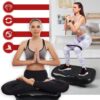 Aparat vibromasaj tip platforma cu suprafata presopunctura, ecran LCD si 2 benzi de rezistenta elastice KESNUP, cu telecomanda, conectivitate boxe Bluetooth, 3 programe prestabilite, 120 trepte viteza, greutate maxima 150 kg, alimentare 230V, Negru 2 Aparat vibromasaj tip platforma cu suprafata presopunctura, ecran LCD si 2 benzi de rezistenta elastice KESNUP, cu telecomanda, conectivitate boxe Bluetooth, 3 programe prestabilite, 120 trepte viteza, greutate maxima 150 kg, alimentare 230V, Negru