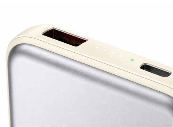 "Baterie externa portabila wireless si USB-C fast charging KESNUP, acumulator extern 10000 mAH, incarcare multipla simultana cu si fara cablu, porturi: 1 x USB-C, 1 x Lightning, 1 x USB-A, indicator LED incarcare, dimensiuni 11 x 7 x 2 cm, Auriu deschis" 4 "Baterie externa portabila wireless si USB-C fast charging KESNUP, acumulator extern 10000 mAH, incarcare multipla simultana cu si fara cablu, porturi: 1 x USB-C, 1 x Lightning, 1 x USB-A, indicator LED incarcare, dimensiuni 11 x 7 x 2 cm, Auriu deschis"