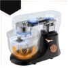 Robot de bucatarie tip mixer profesional cu bol inox de 5.7L si putere 2000W KESNUP, display LCD touchscreen, 11 trepte viteza, mod de incalzire si comenzi intuitive, ideal pentru amestecare, batere, rulare, fermentare, accesorii incluse, Rose Gold