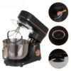 Robot de bucatarie tip mixer profesional cu bol inox de 5.7L si putere 2000W KESNUP, display LCD touchscreen, 11 trepte viteza, mod de incalzire si comenzi intuitive, ideal pentru amestecare, batere, rulare, fermentare, accesorii incluse, Rose Gold