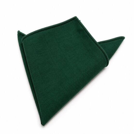 Batista de buzunar pentru sacou de costum barbatesc, model culoare uni, Verde Inchis 2 Batista de buzunar pentru sacou de costum barbatesc, model culoare uni, Verde Inchis