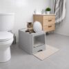 Litiera acoperita pisici cu lopatica KESNUP, tavita pentru nisip extensibila, intrare iesire dubla frontala - superioara, dimensiune mare 50 x 38 x 36 cm, antiscurgere, antistropire, ideala pentru izolarea mirosurilor neplacute, material policarbonat, Gri 8 Litiera acoperita pisici cu lopatica KESNUP, tavita pentru nisip extensibila, intrare iesire dubla frontala - superioara, dimensiune mare 50 x 38 x 36 cm, antiscurgere, antistropire, ideala pentru izolarea mirosurilor neplacute, material policarbonat, Gri