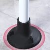 Cadru de sprijin pentru vasul de toaleta KESNUP, inaltime si latime ajustabile, prindere vas toaleta, baza stabilia antiderapanta, ajutor pentru ridicarea in picioare la toaleta, seniori, persoane cu dizabilitati, femei insarcinate, Alb / Albastru / Negru
