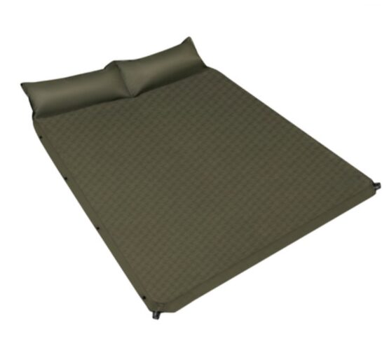 Saltea autogonflabila dubla cu perna si pompa de picior incorporata rulabila KESNUP, interior - exterior, dimensiune 186 x 130 x 3 cm, kit reparare gauri, umplutura spuma expandanta 19D, greutate maxima 200 kg, greutate 2.7 kg, husa de protectie, Verde Kaki 4 Saltea autogonflabila dubla cu perna si pompa de picior incorporata rulabila KESNUP, interior - exterior, dimensiune 186 x 130 x 3 cm, kit reparare gauri, umplutura spuma expandanta 19D, greutate maxima 200 kg, greutate 2.7 kg, husa de protectie, Verde Kaki