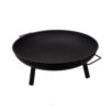 Semineu exterior tip vatra de foc cu trepied KESNUP, ideal ca gratar pe lemne, bol pentru foc camping si ceaun, dimensiuni 58 x 23 cm, structura din otel, 3 picioare detasabile, manere laterale pentru transport, rezistent la temperaturi ridicate, Negru 3 Semineu exterior tip vatra de foc cu trepied KESNUP, ideal ca gratar pe lemne, bol pentru foc camping si ceaun, dimensiuni 58 x 23 cm, structura din otel, 3 picioare detasabile, manere laterale pentru transport, rezistent la temperaturi ridicate, Negru